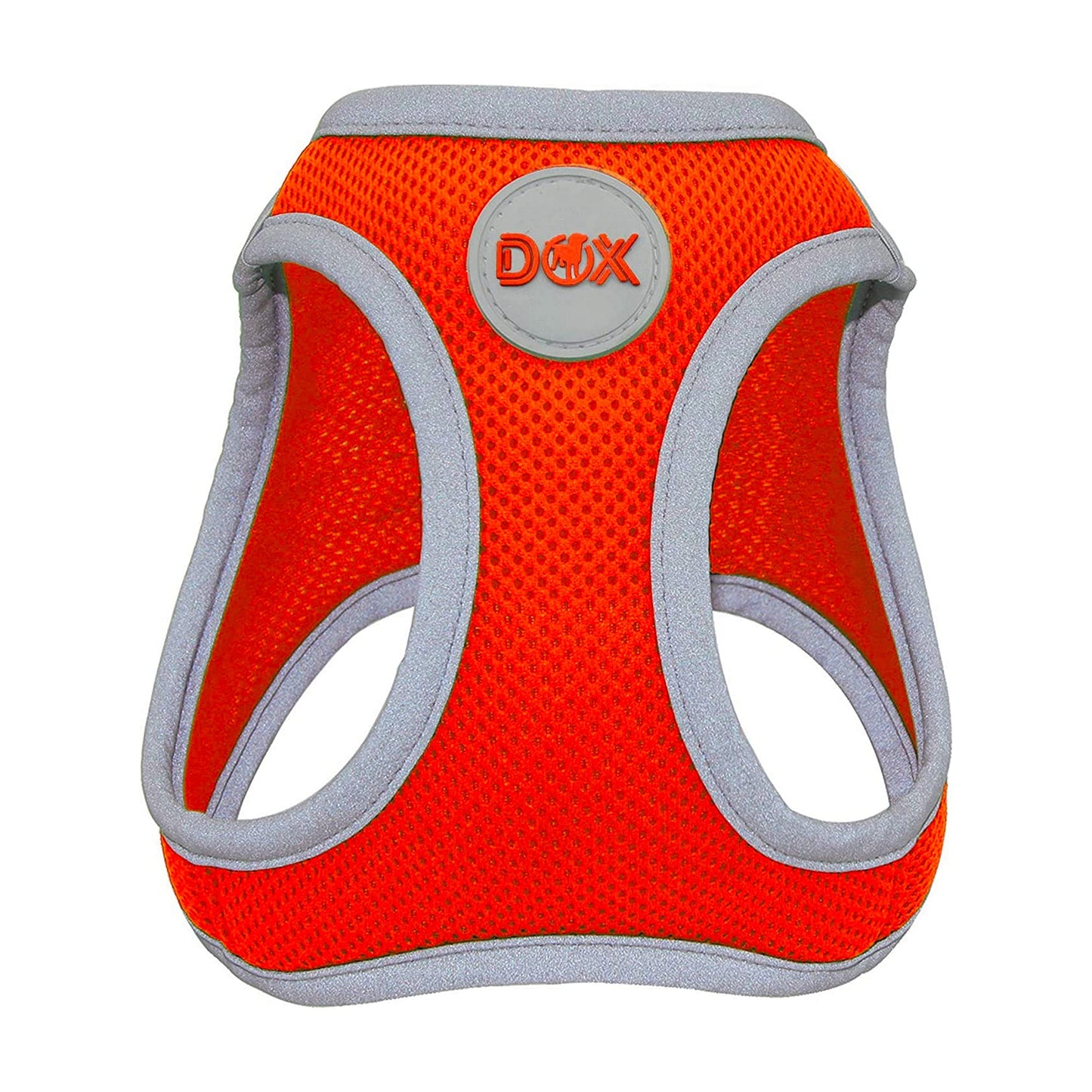 Reflektierendes Step-In Hundegeschirr, BRUSTUMFANG: 48-55 cm Orange