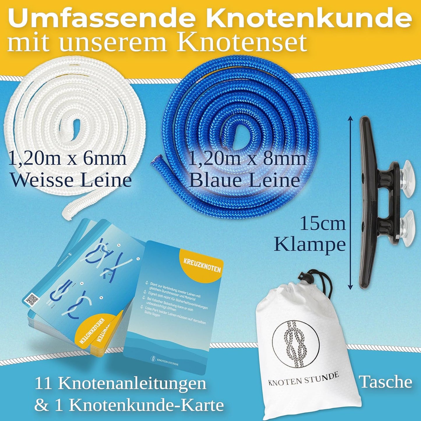 Kapitänsset Navigations- und Knotenset für Segler, Kapitänsset