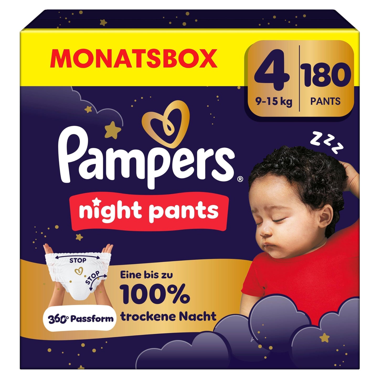 Baby-Dry Night Pants, Grösse 4 (180 Stück)