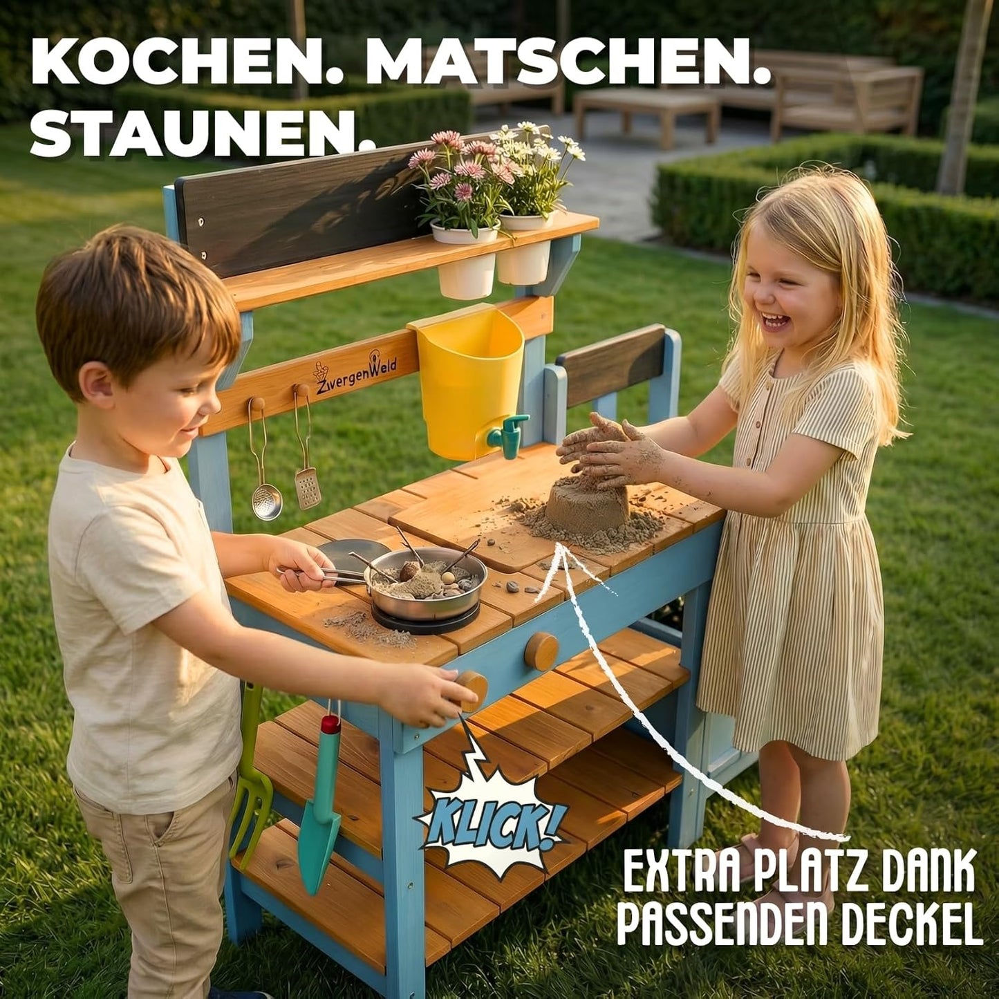 Outdoor Matschküche, Holz