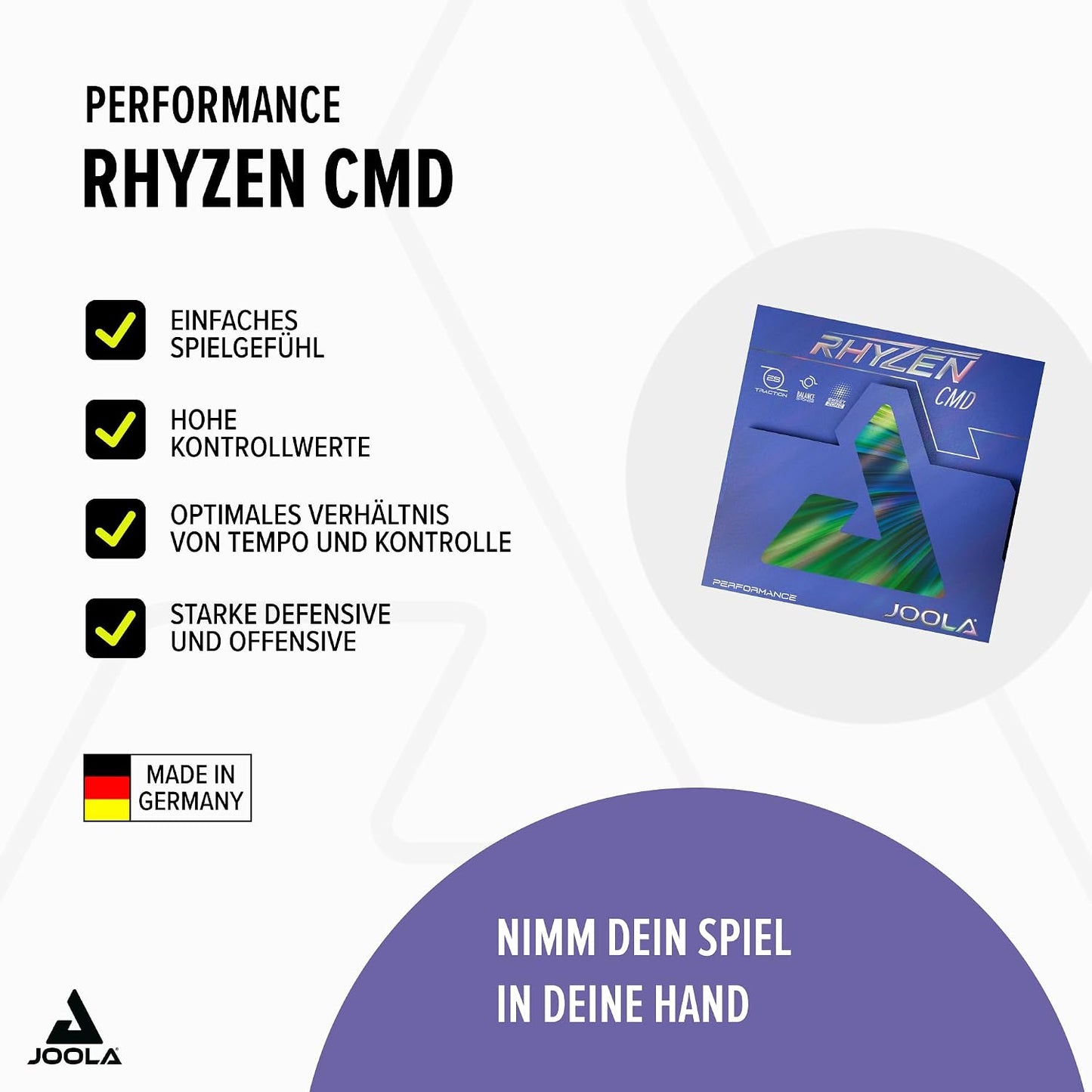 Tischtennisbelag Rhyzen CMD