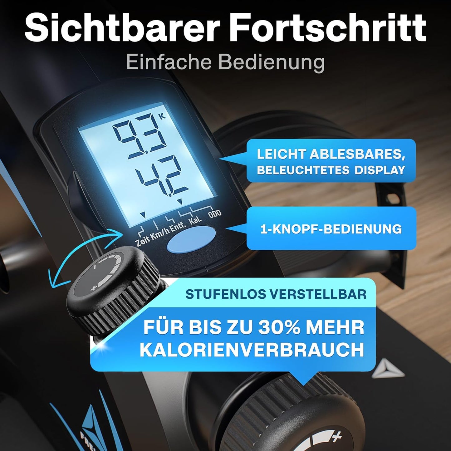 Gelenkschonender Pedaltrainer Lite