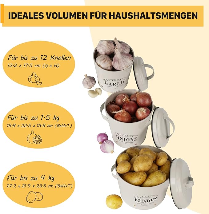 Aufbewahrungsbox 3er Set, Weiss