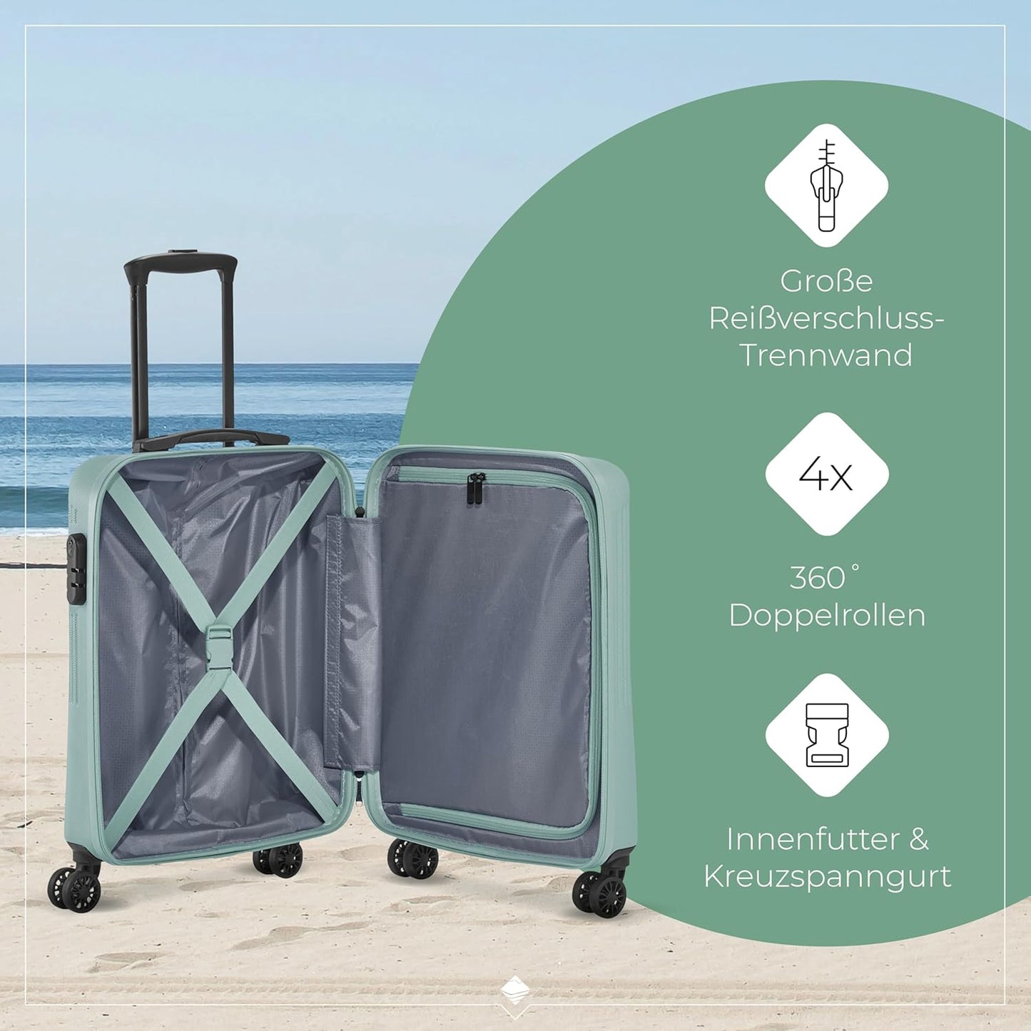 Handgepäck-Koffer, Mint Trolley Handgepäck (55 cm)
