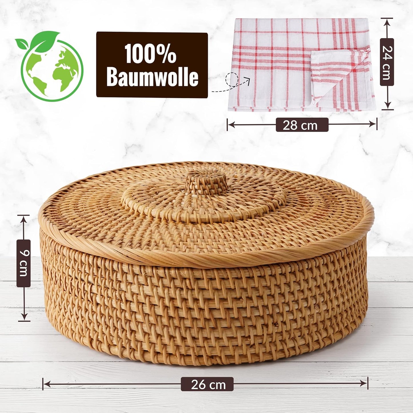 Tortilla Wärmekorb