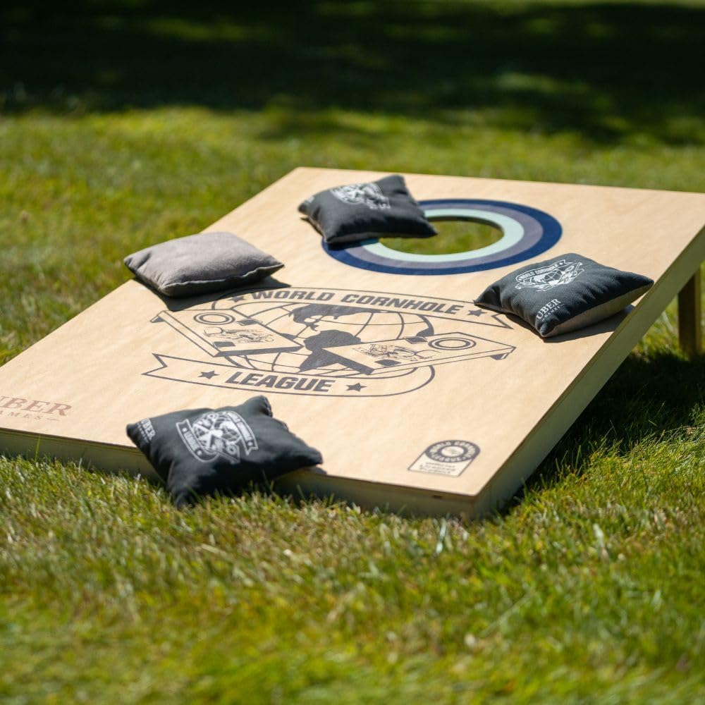 Cornhole Turnier-Doppelbrett-Set mit Tasche, Brett & Tasche