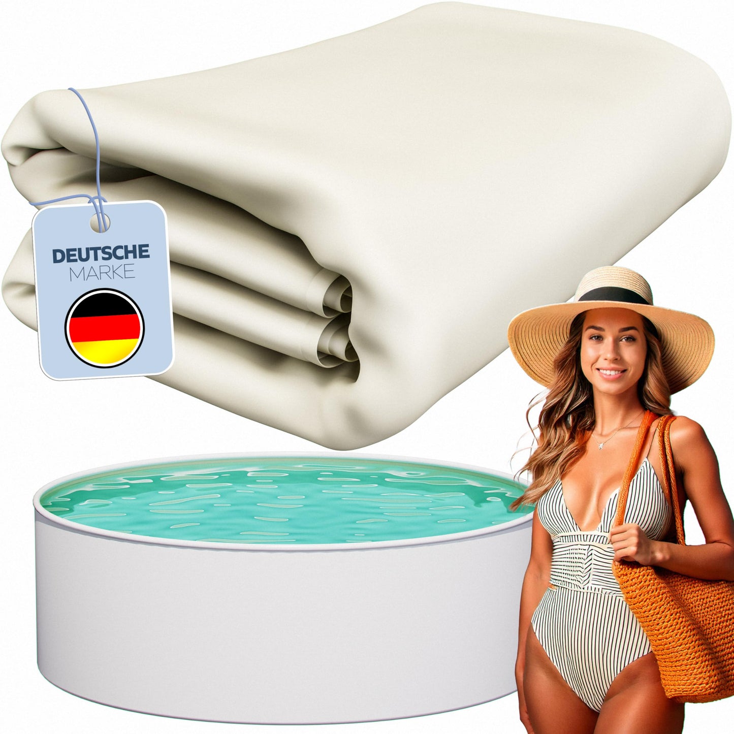 Runde Poolinnenfolie