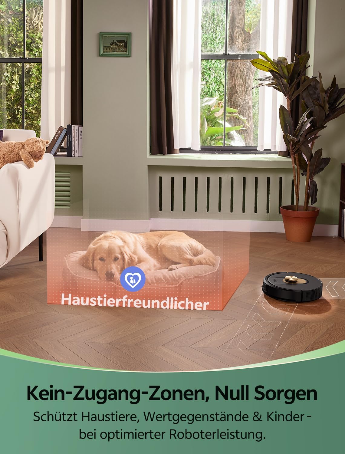Saugroboter mit Wischfunktion, Gold S