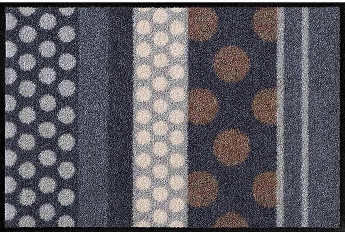 Fussmatte Glamour Dots Grigio (75 x 120 cm), 75 x 120 cm (Rechteckig)