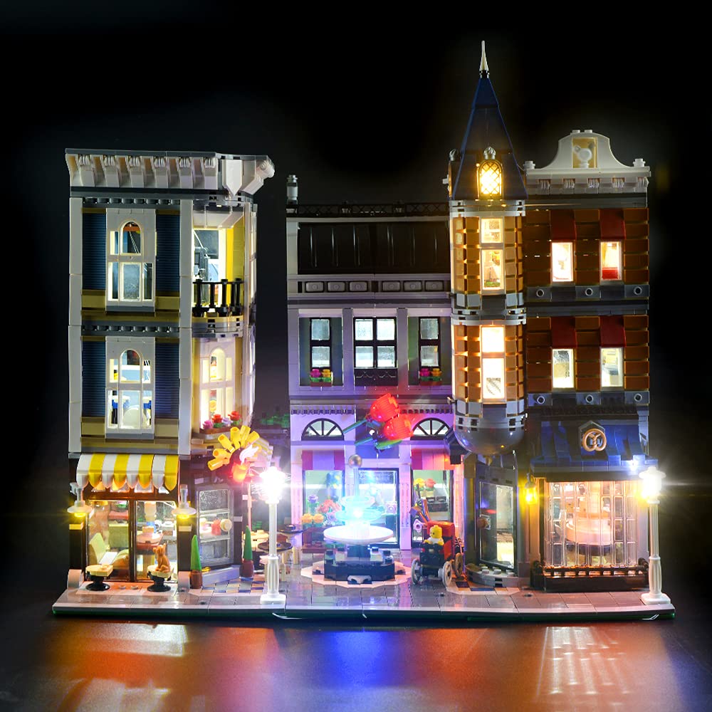 LED-Licht-Set für Assembly Square 10255, For 10255