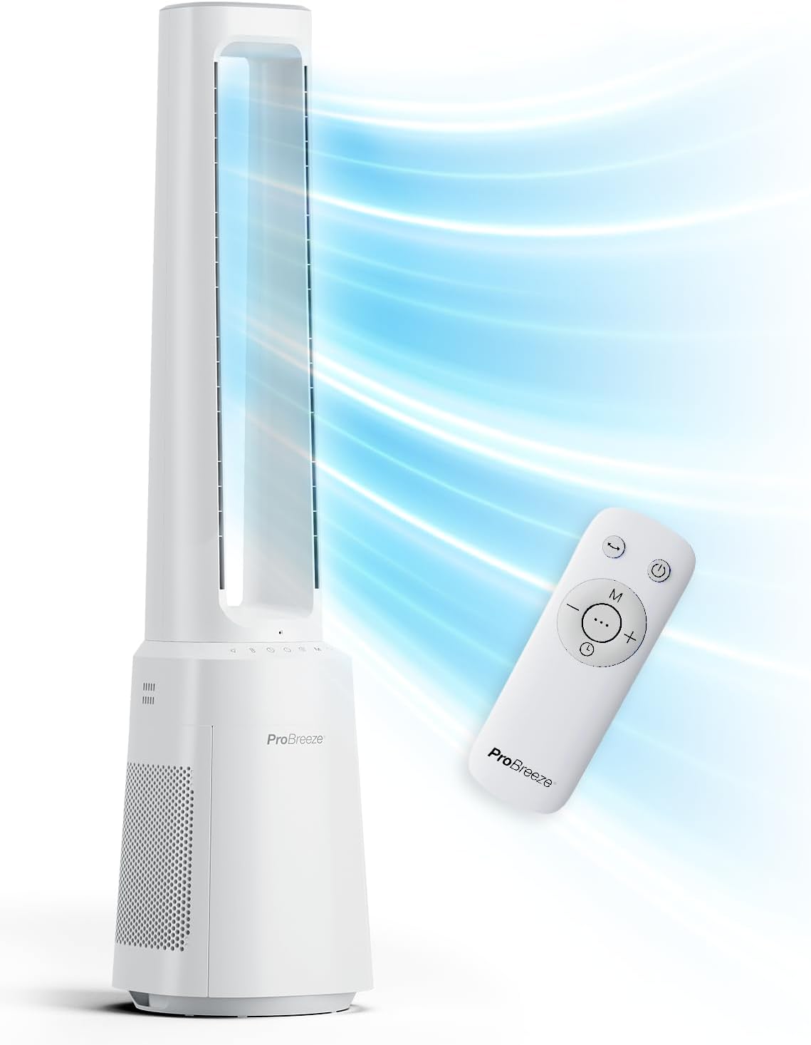 OmniAir Turmventilator mit Luftreiniger, Ohne App / Weiss
