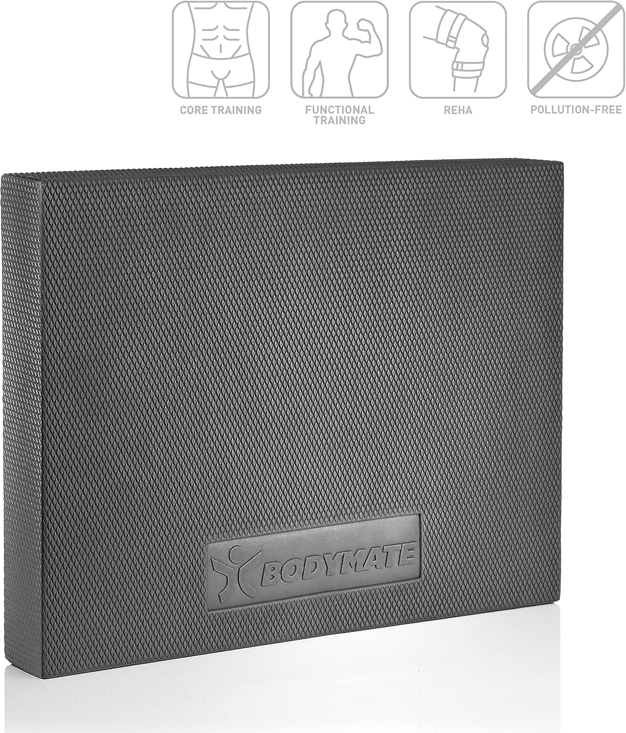 Balance Pad für Gleichgewicht und Stabilität, SCHWARZ/WEICH 44x33x6cm