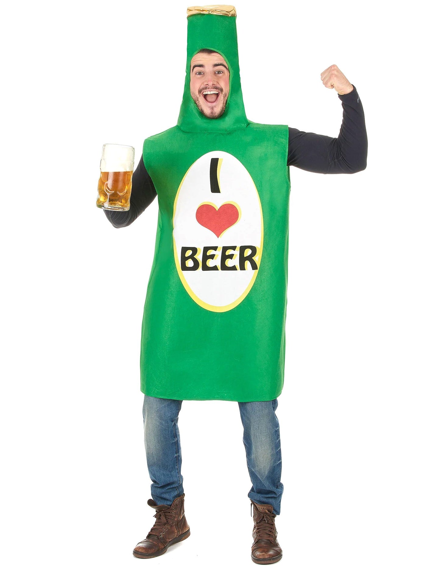 Bierflasche Kostüm für Erwachsene