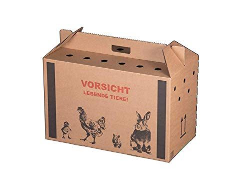 10-teiliges Tiertransportkarton-Set für Kleintiere, L - 580 x 309 x 369 mm
