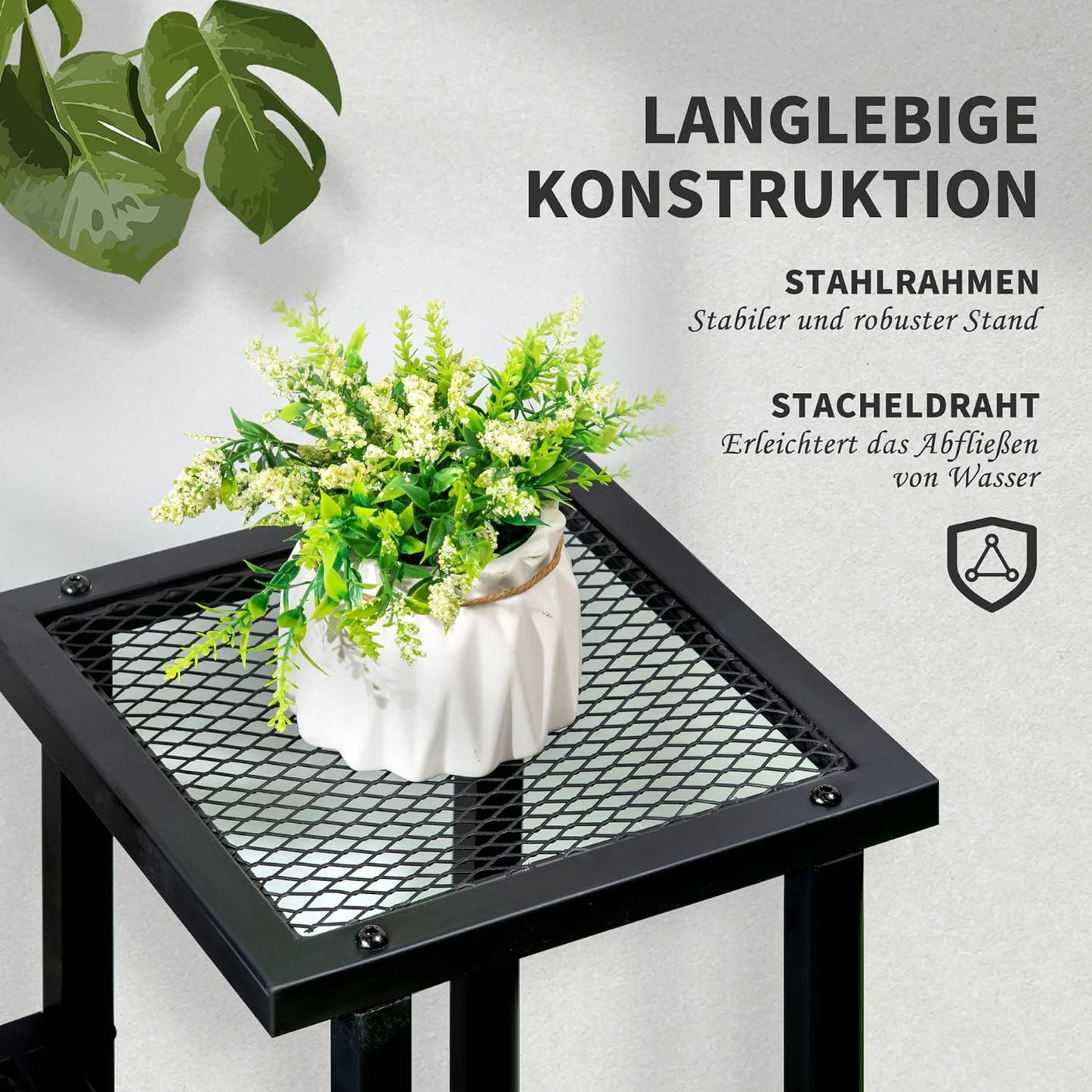 Pflanzenständer mit 4 Stufen