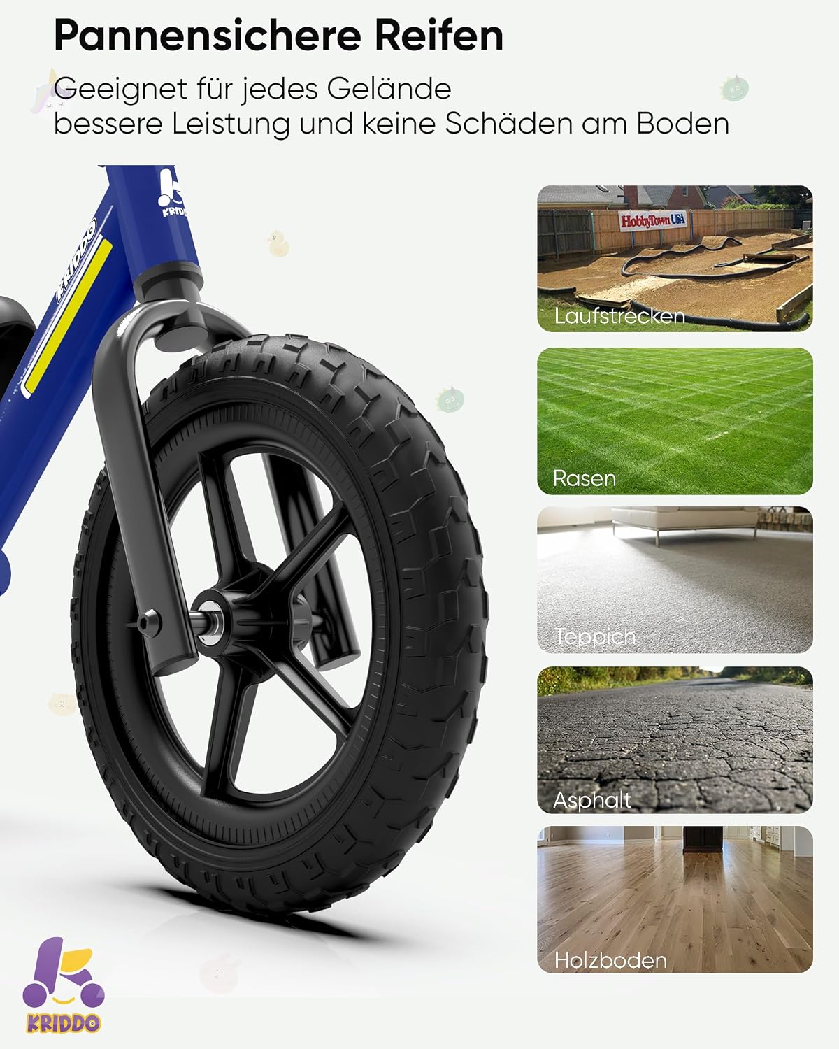 Laufrad für Kinder, Blau