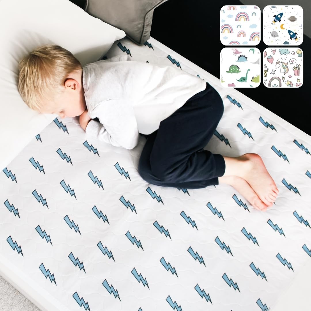 Bettunterlage für Kinder, Blitz|klein