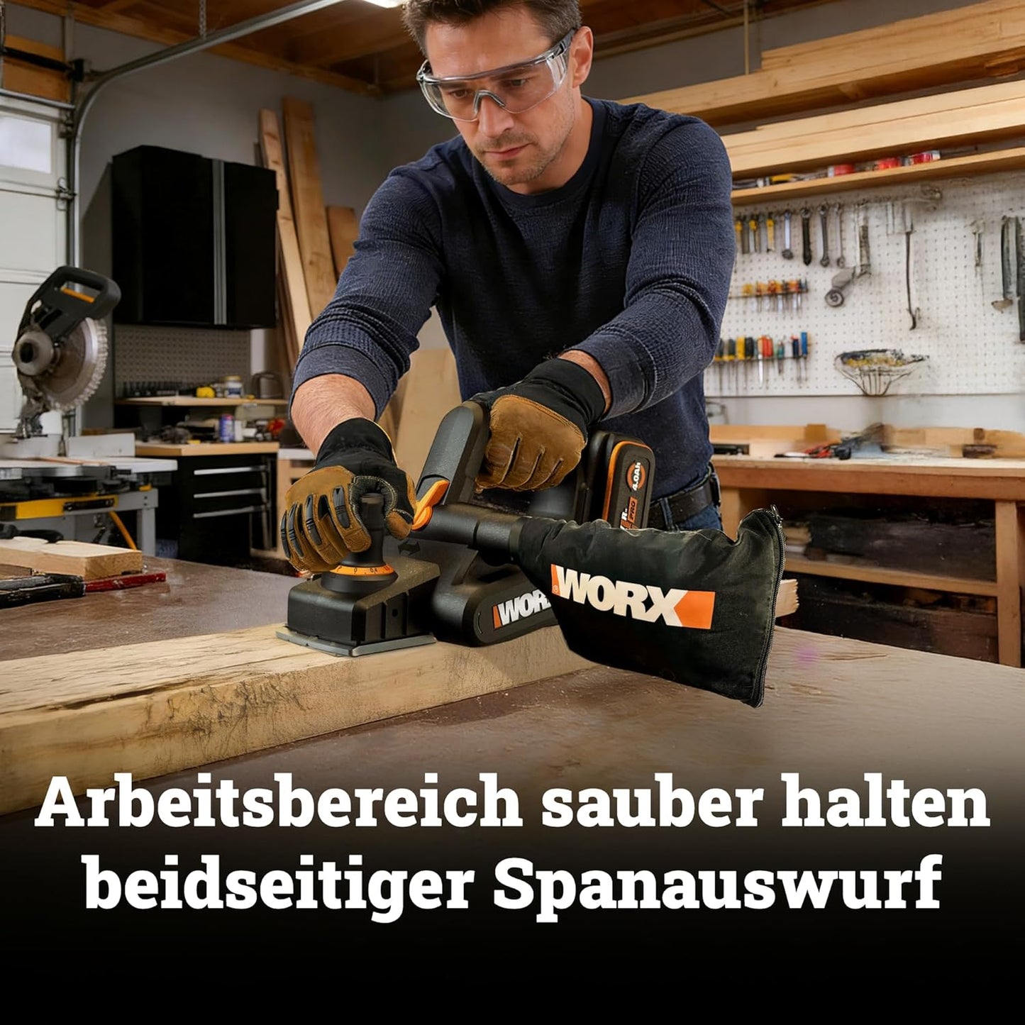 Akku-Hobel WX620.9