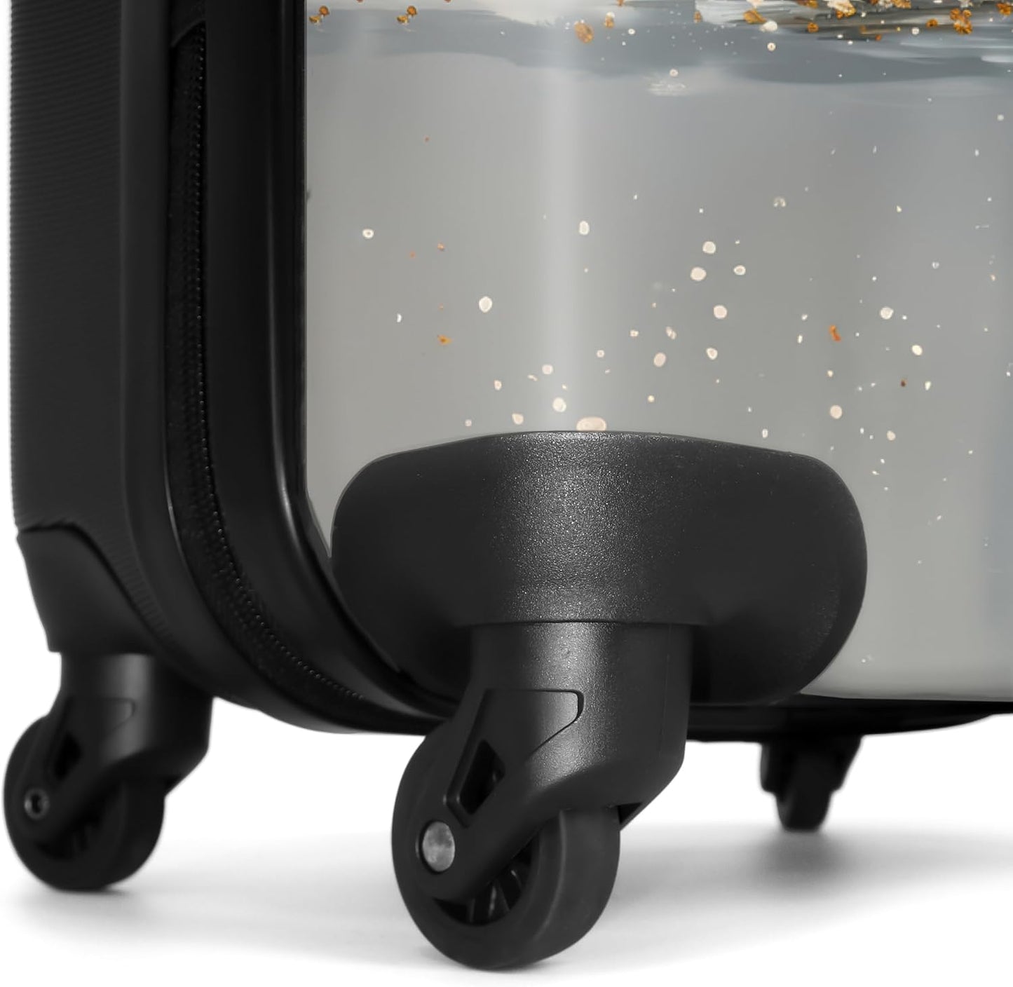 Hartschalenkoffer mit 4 Rollen, Lebensbaum - Gold M