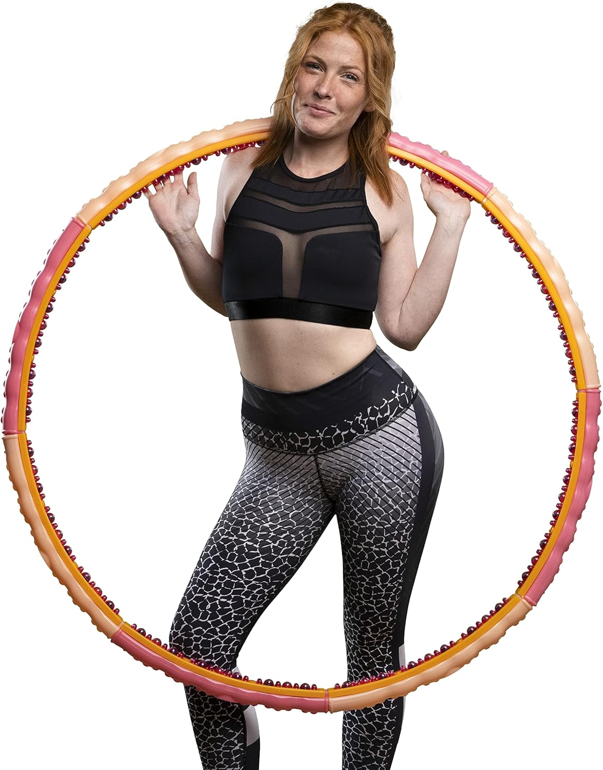 Hula Hoop Reifen mit Massagenoppen, Action Hoop 1,6kg