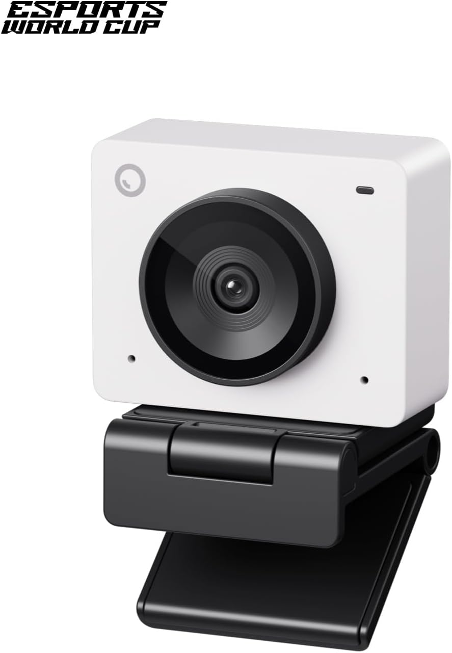 Meet SE Webcam mit KI-Bildanpassung & Autofokus, Cloud White