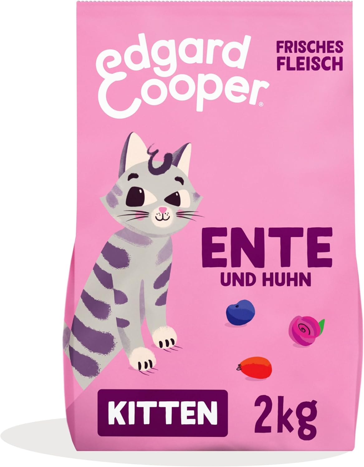 Katzenfutter trocken, Junior - Ente & Huhn, 2 kg (1er Pack)