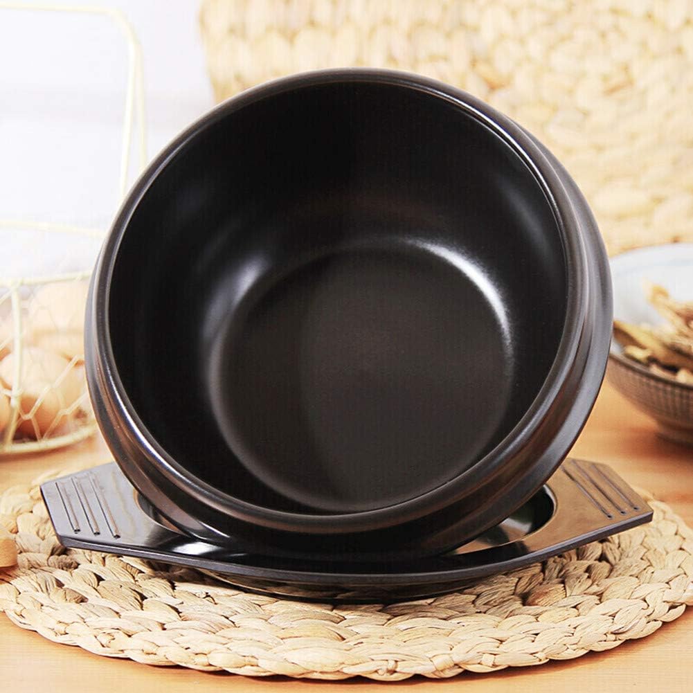 Bibimbap Keramiktopf mit Tablett, 1100ml, 1100ml