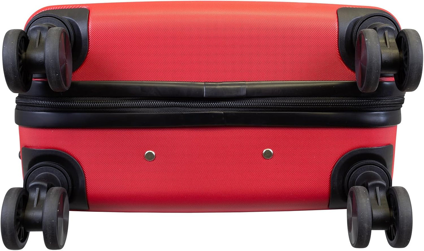 Reisekoffer Hartschale 75 cm mit Zahlenschloss, Rot Reisekoffer - Grösse L