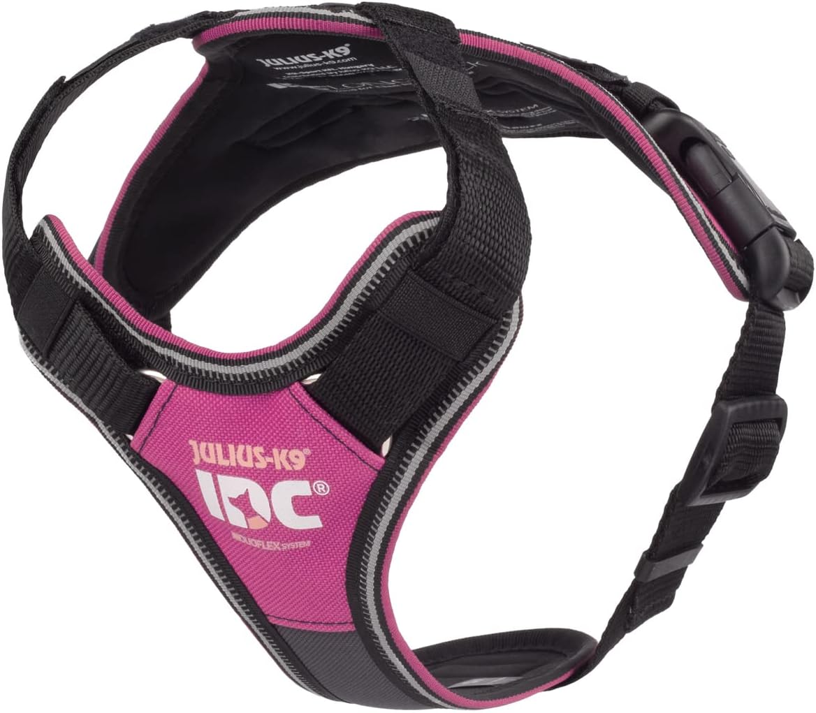 IDC Longwalk Geschirr, Rosa-Grau , M
