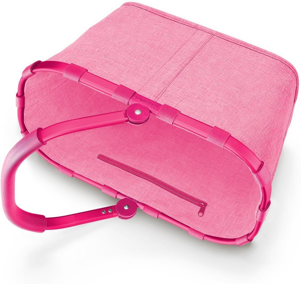 carrybag - Wasserabweisender Einkaufskorb mit Innentasche, Frame Twist Pink Single