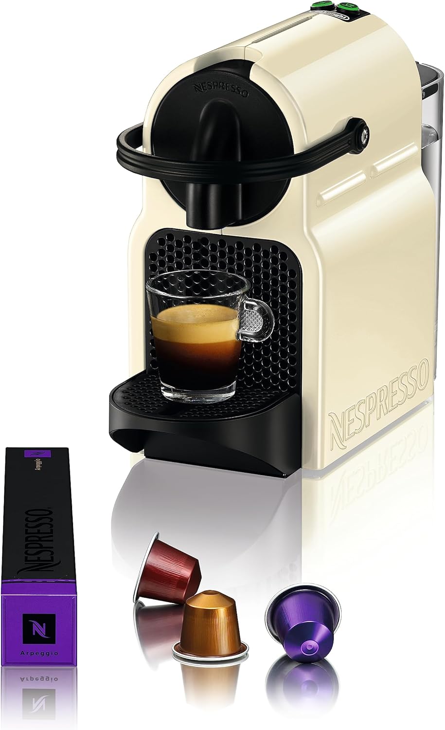 Inissia Kapselmaschine mit Energiesparfunktion, ohne Aeroccino / Weiss