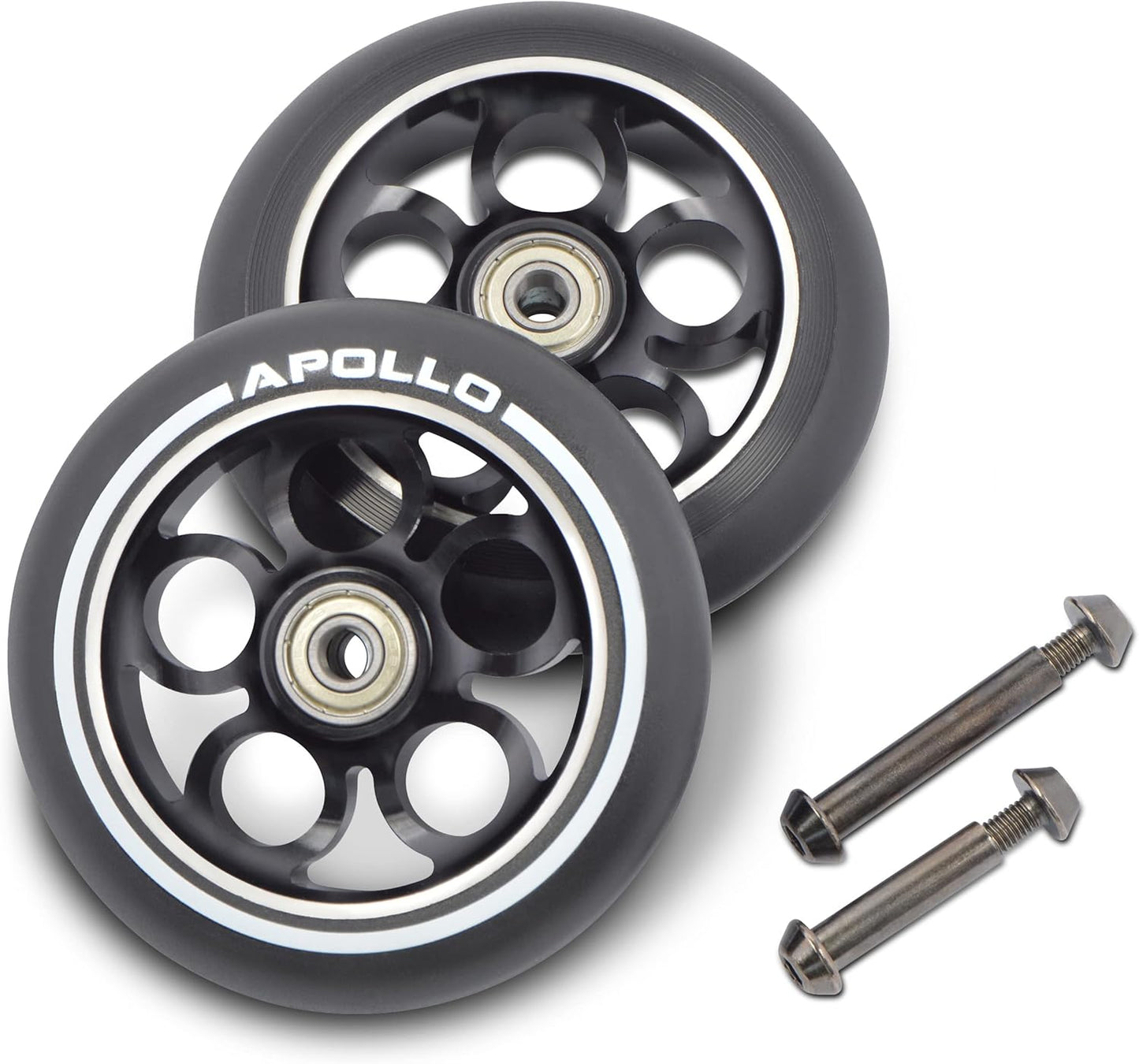 Stuntscooter Ersatzräder-Set Pro Wheels (2 Stück), Schwarz