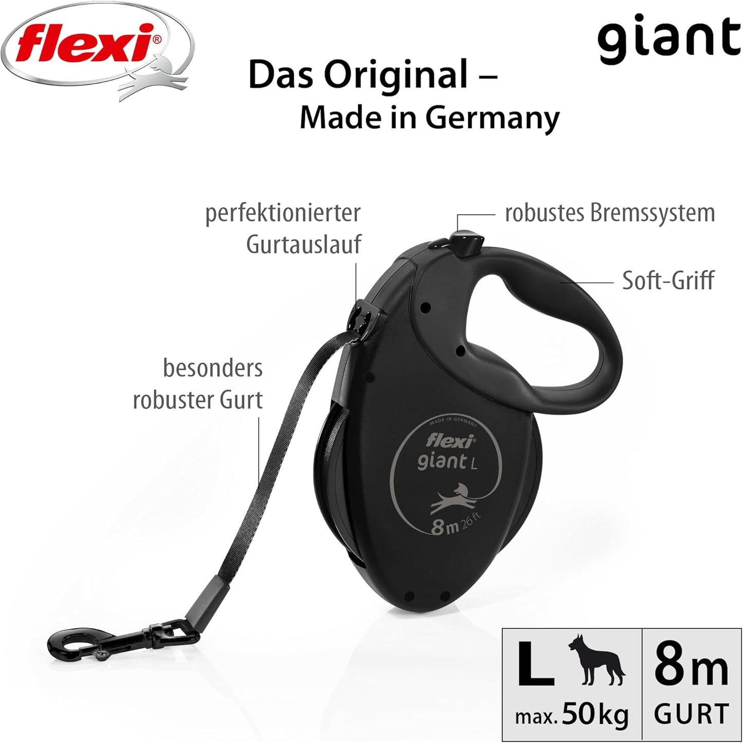 Giant, 8m max. 50kg