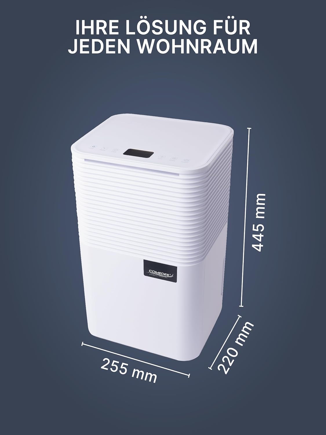 Luftentfeuchter Demecto 12, 12l / 24h