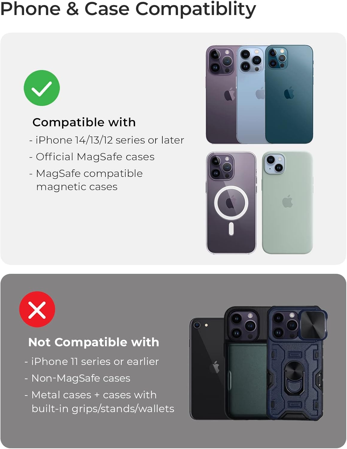 Velox magnetische Handyhalterung fürs Auto, MagSafe kompatibel, Velox Flush