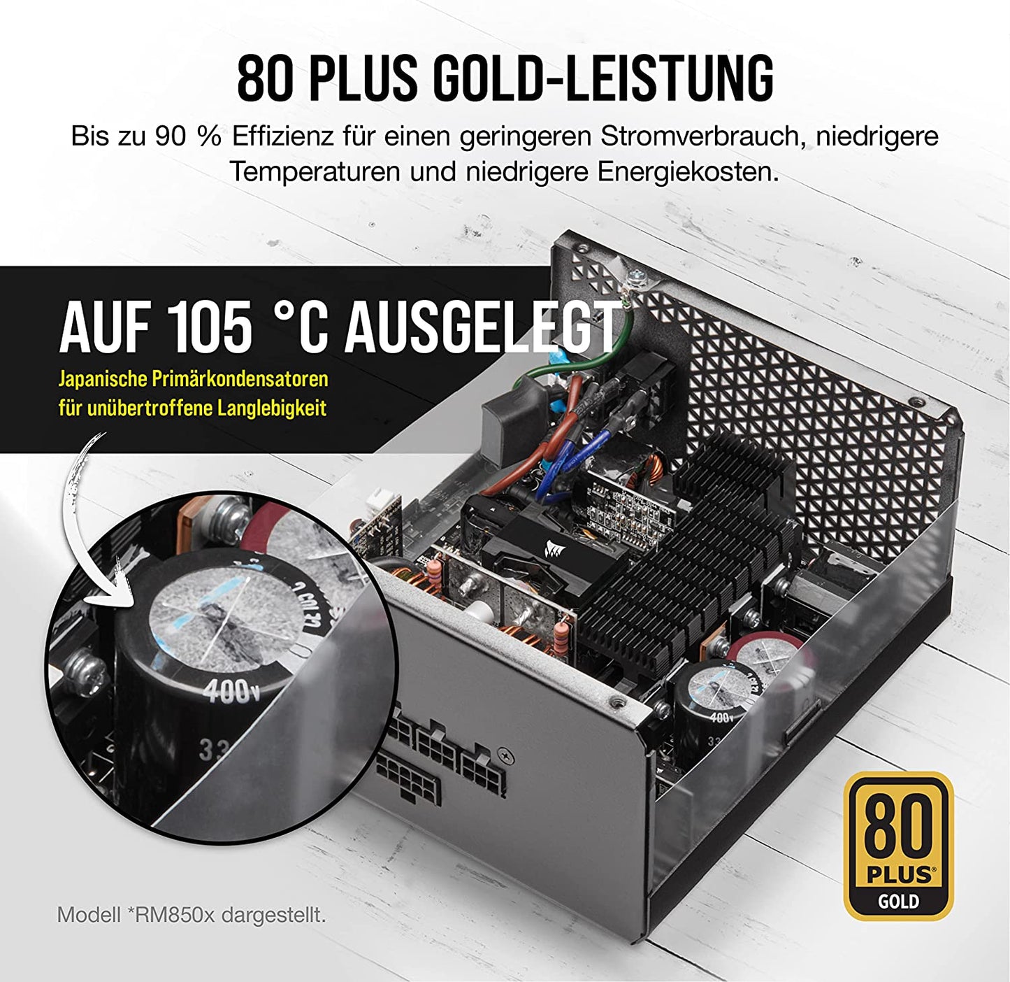 RM1000X (2021) 1000W, PC-Netzteil, RMx (2021) 1000W