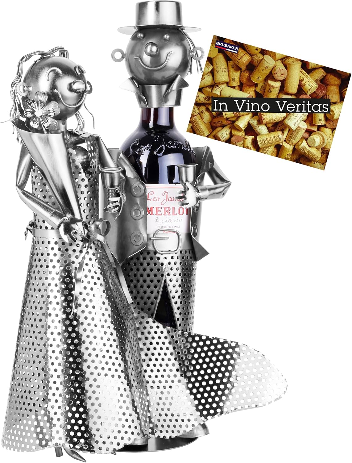 Weinflaschenhalter Hochzeitspaar