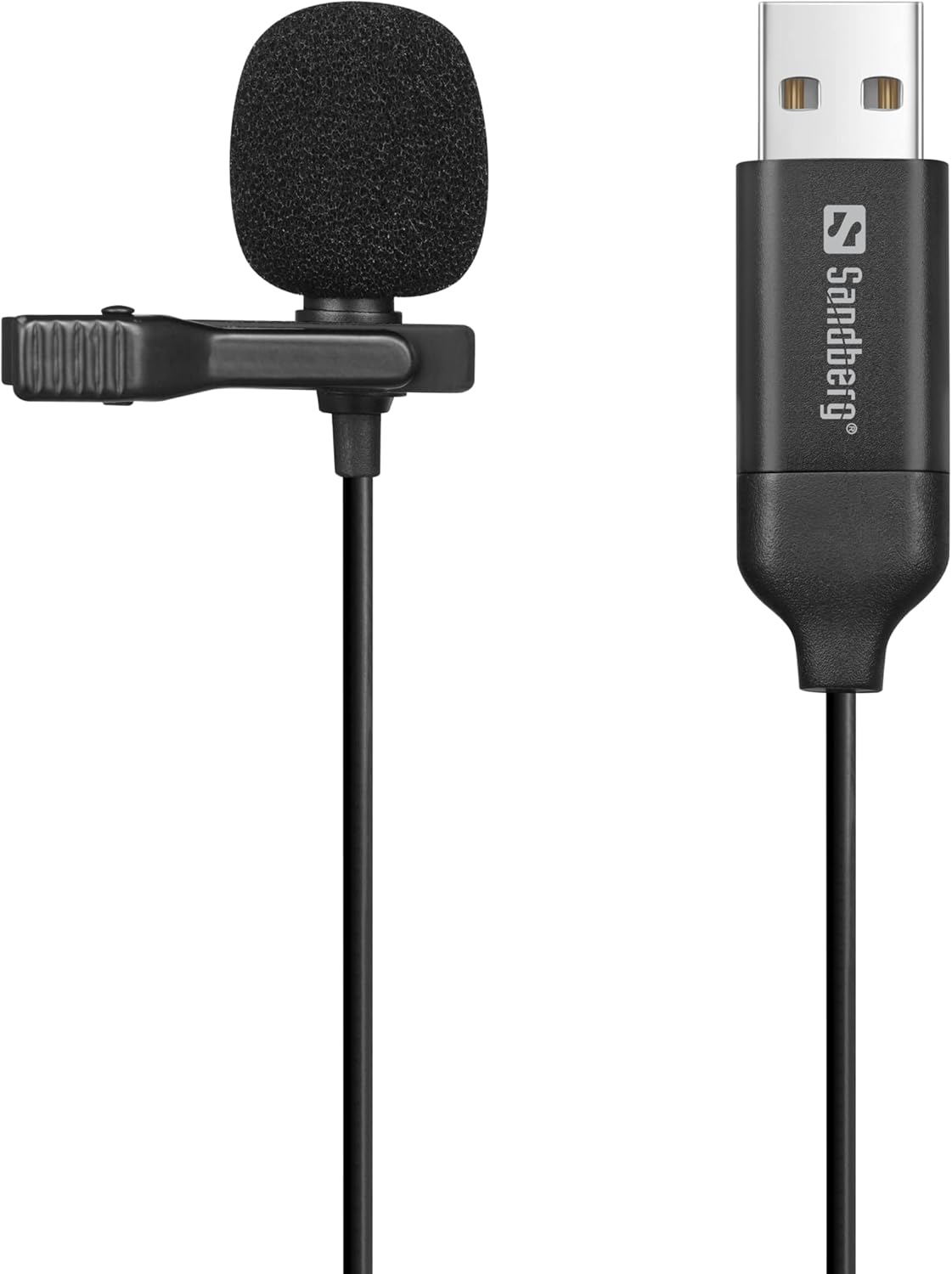 Streamer USB Clip-Mikrofon für Computer & Streaming