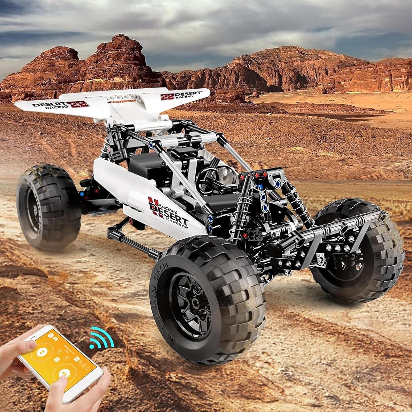 Technik RC-Geländewagen-Bausatz 394 Teile, PF Buggy 2