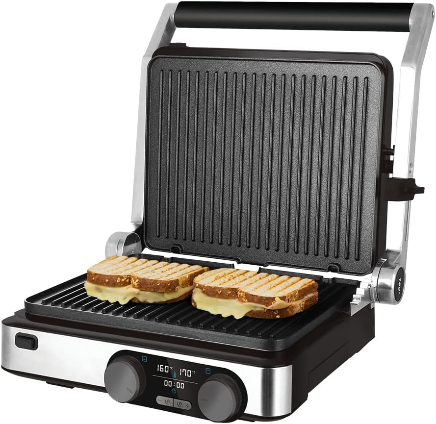 Elektrischer Tischgrill Rock'nGrill Dual 2000 W, 2000 W | Dual