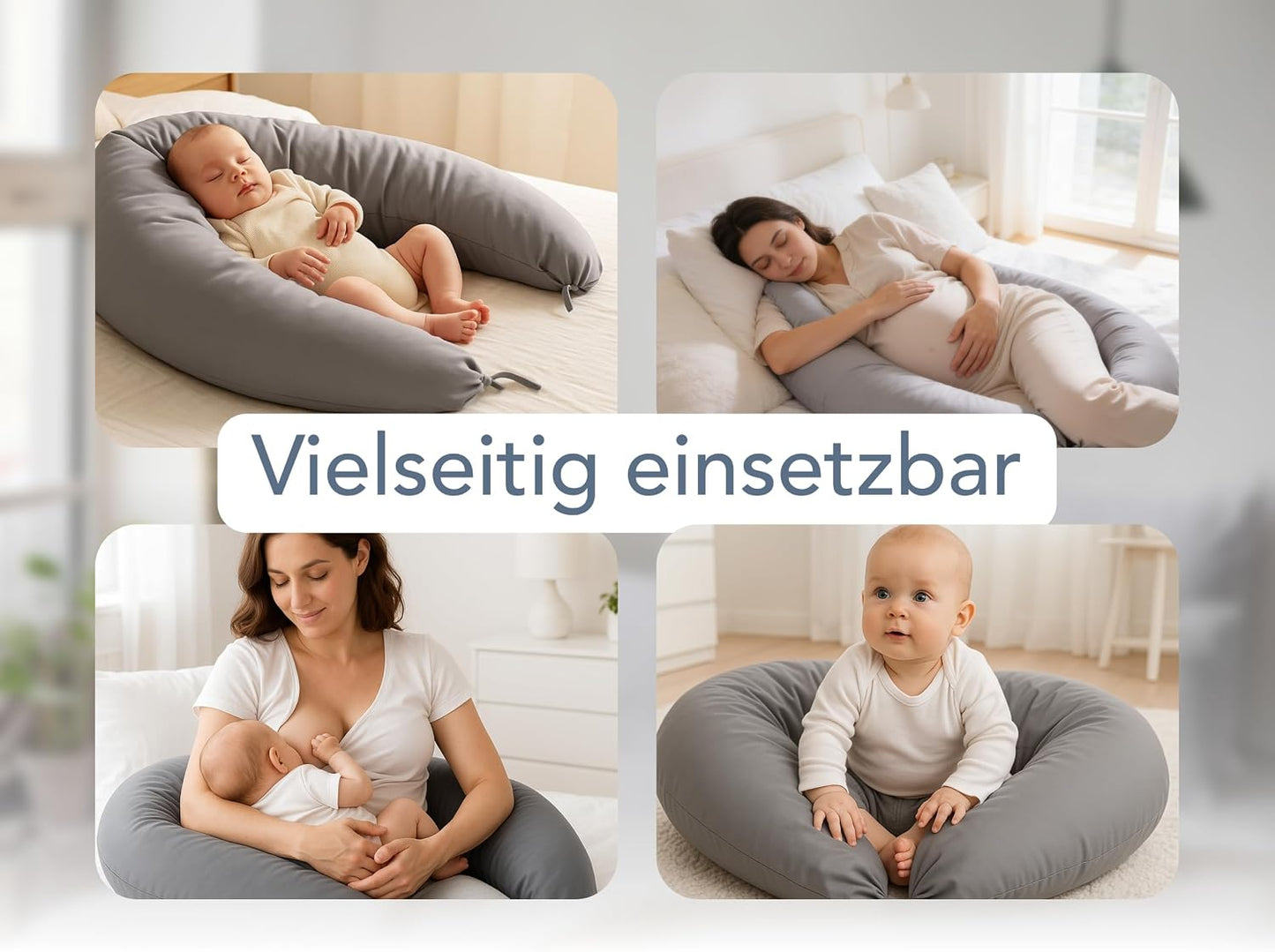 XXL Schwangerschafts- und Stillkissen 190 cm, XXL Stillkissen