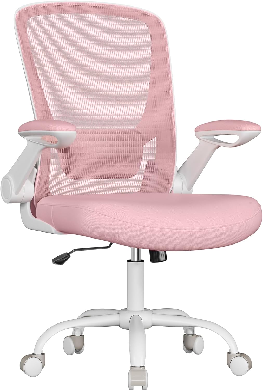 Bürostuhl OBN037R01, Pastellrosa, Ohne Kopfstütze