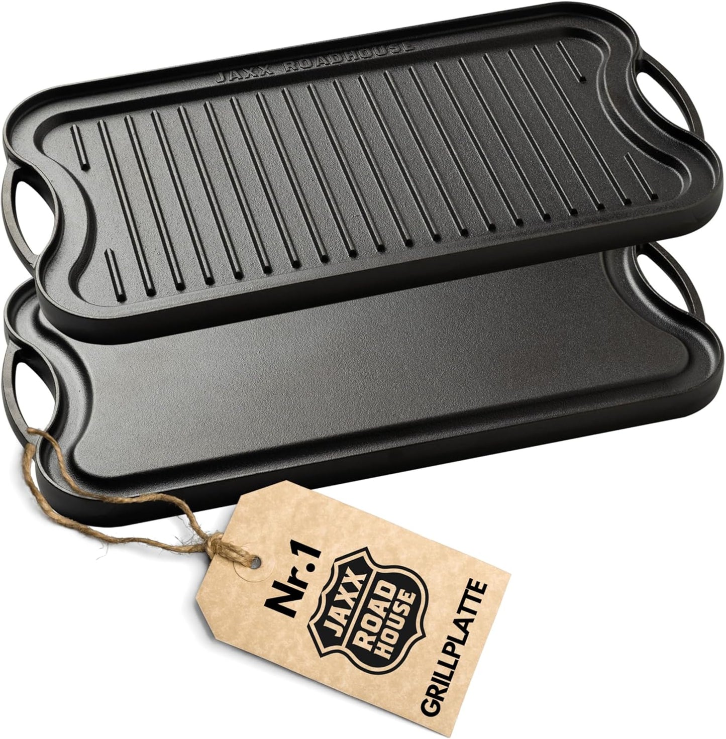 Gusseisen-Grillplatte für Grill & Herd
