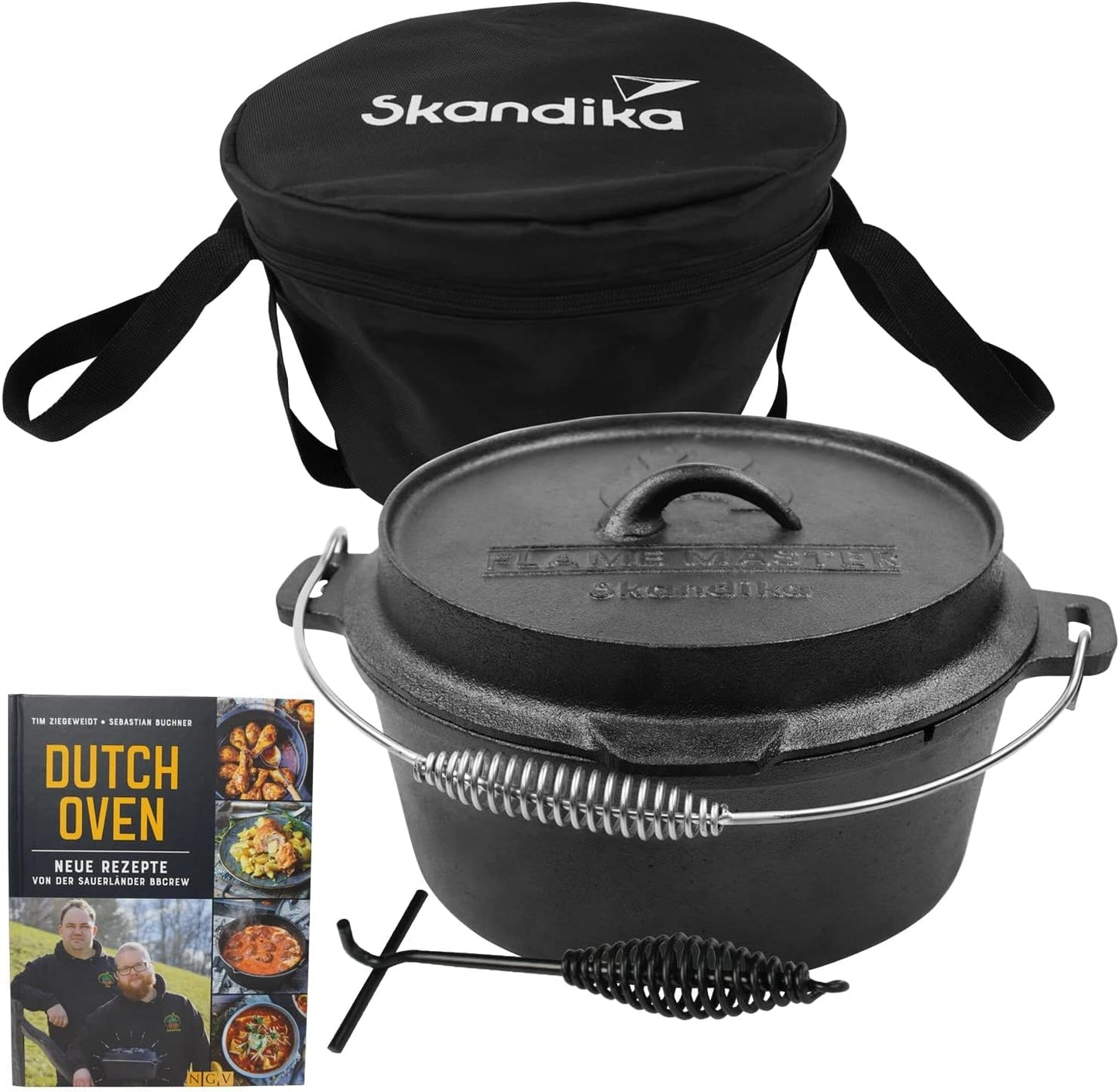 Dutch Oven Flame Master, 7,1 L Topf ohne Füsse