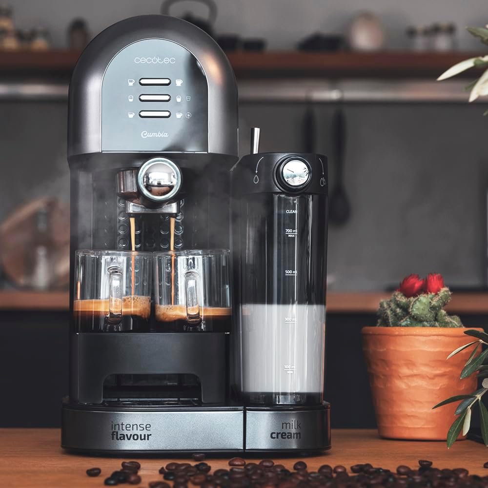 Semiautomatische Kaffeemaschine für Kaffee und Kapseln, Serie Nera