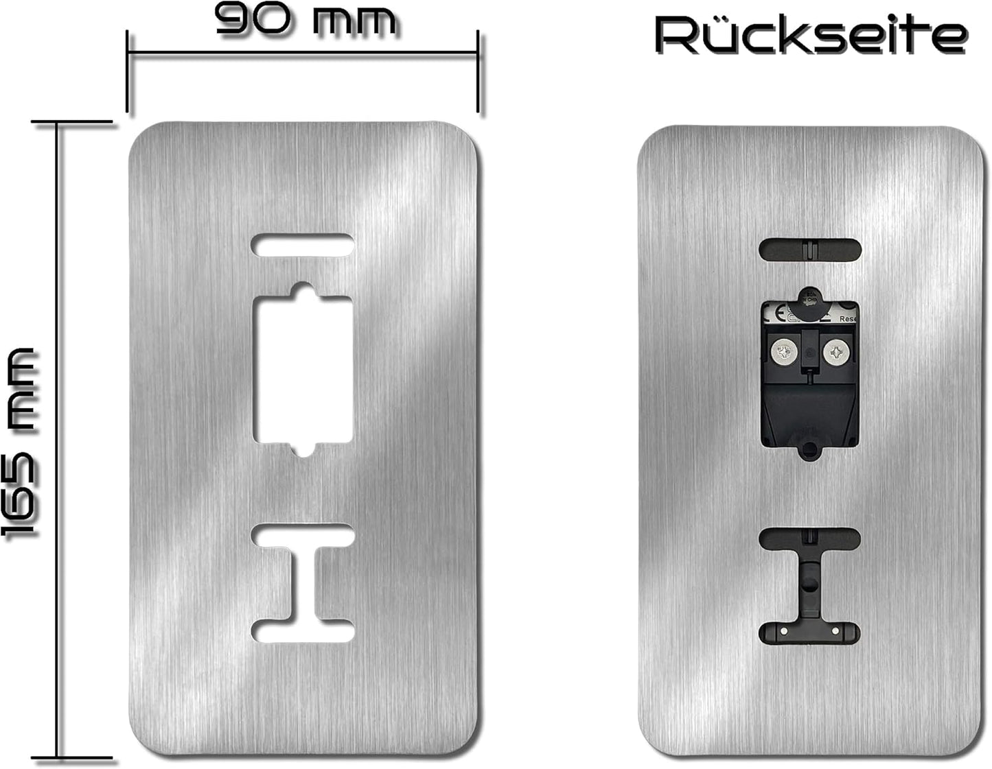 Edelstahl Blende für Blink Doorbell, Gebürstet
