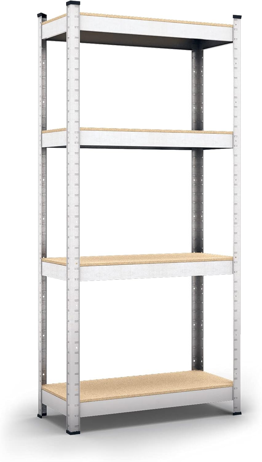 Stecksystem-Lagerregal, 160x80x40cm, verzinkt, 320kg