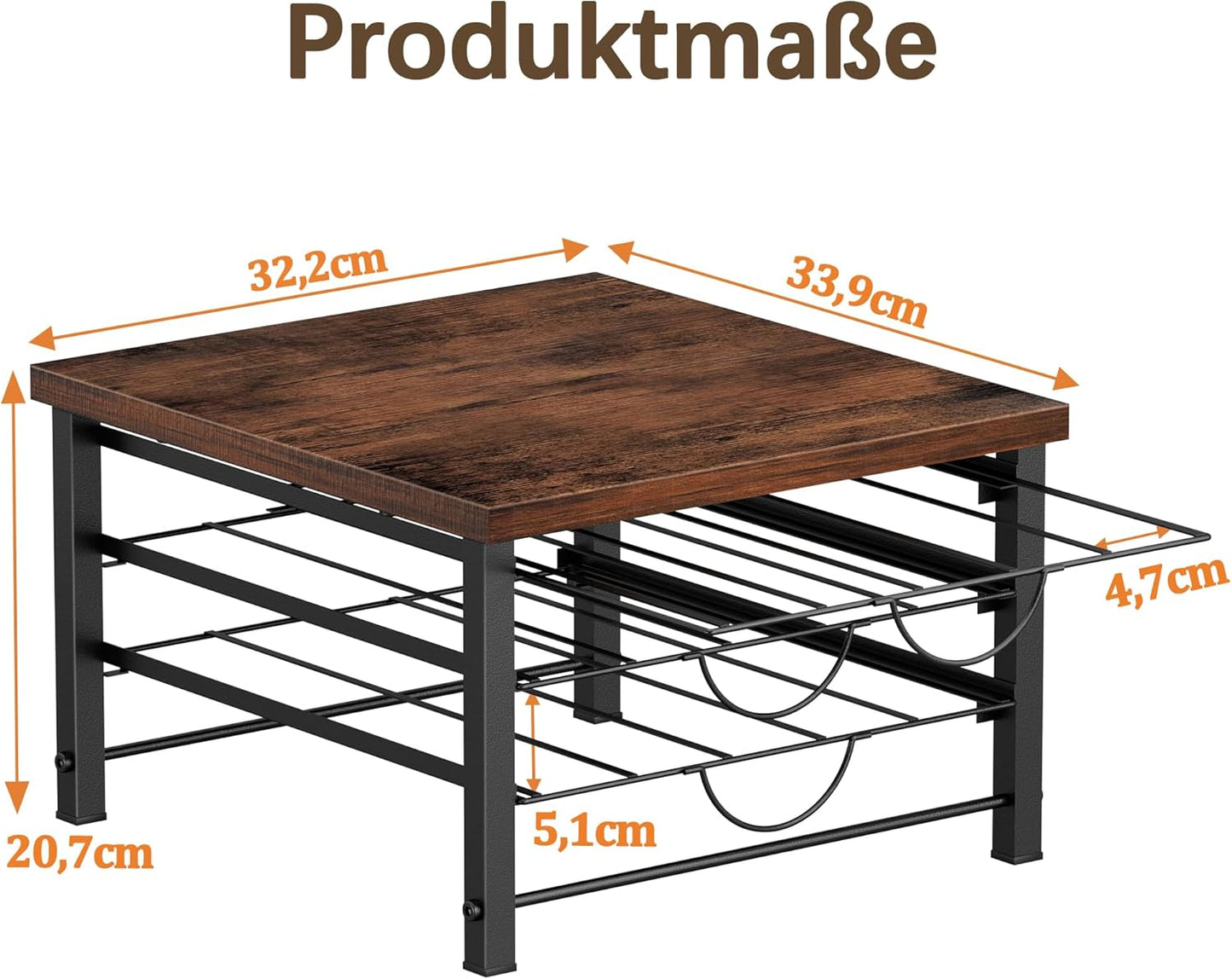 Kapselhalter für Dolce Gusto, Holz-90 Kaffeekapseln