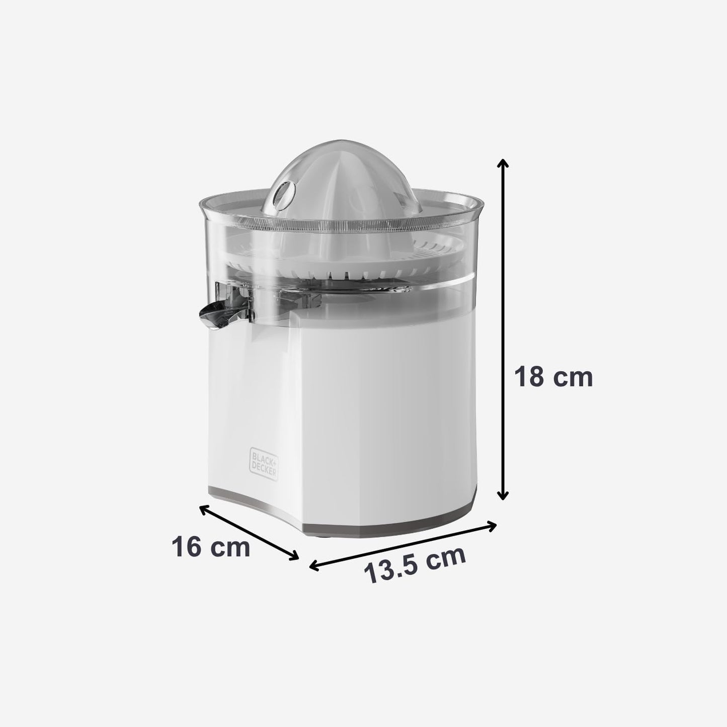 Zitruspresse mit Tropfstopp, 30W | Weiss