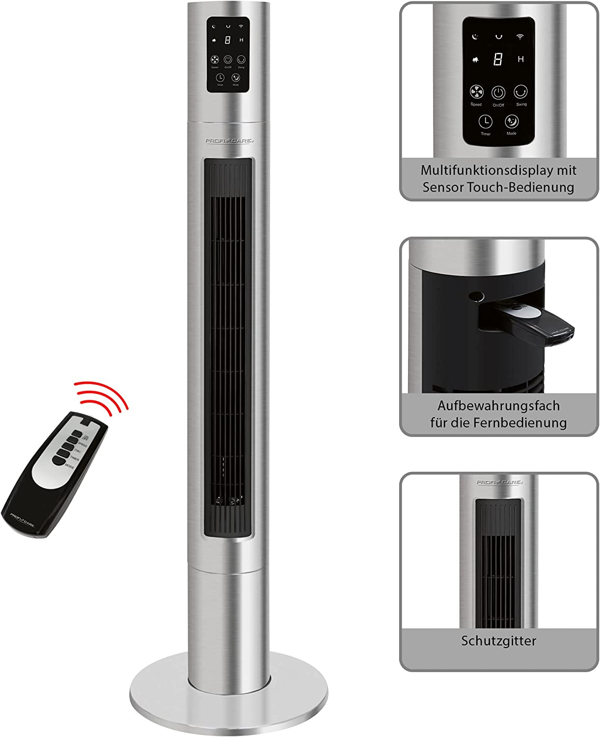 PC-TVL 3090 WIFI        inox, Ventilator, Modern
